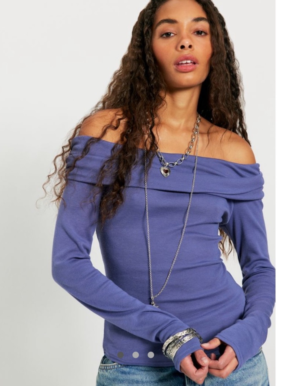 Free People off shoulder top